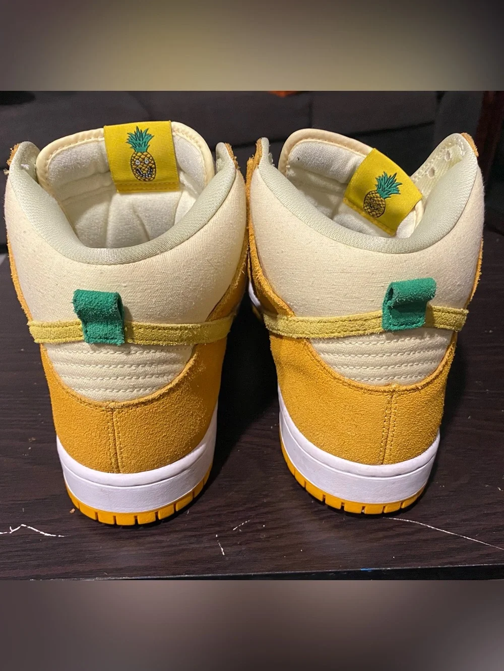 Nike SB Dunk High Pro Fruity Pack Pineapple Skate Shoes Men's US 11.5